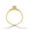 Pierścionek zaręczynowy owalny diament 0.60ct SBPZ_053